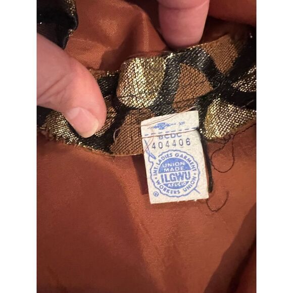 Vintage Fashions by Lee Jordan New York Sheath Dress with jacket real fur collar - Picture 15 of 16